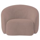 Ver imagem 6 de Kit Divã Recamier Orgânico Marrocos 180cm Lado Direito e 1 Poltronas Amore Linho Rose