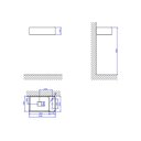 Ver imagem 2 de Cuba de Apoio Retangular com Mesa Slim 50x30x13cm Branco L.43050.md.17 - Deca Deca Loucas