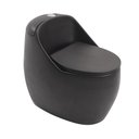 Ver imagem 1 de Vaso Sanitário Monobloco Caixa Acoplada Privada Aquarela Pingoo.casa - Preto Fosco