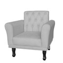 Ver imagem 7 de Poltrona Decorativa Classic Capitonê Suede Azul Royal