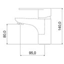 Ver imagem 2 de Misturador Monocomando para Lavatório de Mesa, Meber 2875 C 78, Cromado