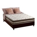 Ver imagem 1 de Cama Box Casal: Colchão Molas Anjos Superlastic Classic + Base CRC Suede Brown(138x188)