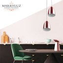 Ver imagem 3 de Pendente Vegas Aluminio Duplo Gold Rose sala quarto cozinha