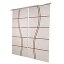 Ver imagem 1 de Porta Dupla Branco Prime Frisada Kit Alumínio Fs Duplo - 210x160
