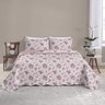 Colcha Queen Boutis 3 Peças Santista Dupla Face Matelassada Beth Rosa - 1