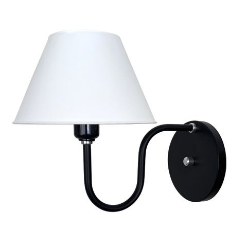 Arandela Colonial Americana Cúpula Plástico 2 Unidades - Soquete E-27 – Abf Luminárias:preto