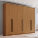 Ver imagem 1 de Guarda Roupa Casal 6 Portas 3 Gavetas New Jade Henn