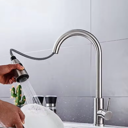 Kit Cuba Dupla Inox + Acessórios com Torneira Gourmet Misturador Monocomando Extensora Escovada - 9