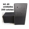 Kit 40 Bandeja Sementeira Para Produção De Mudas 200 Células - 1