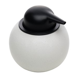 Porta Sabonete Líquido de Cerâmica Granada 350ml Branco - Wolff