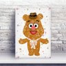 Placa MDF Urso Fozzie Personagem Muppets - 1