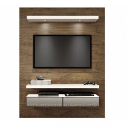 Painel para Tv até 55 Polegadas 2 Gavetas Espelhadas e Led Tb106e Dalla Costa - 2