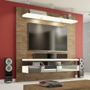 Ver imagem 1 de Painel para TV até 50 Polegadas 2 Gavetas Espelhadas com LED Tb107E Moderno Dalla Costa