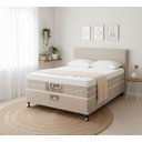 Ver imagem 1 de Cama Box Casal Castor Silver Star Air One Face Pocket 138x188x59 + Box Castor