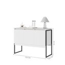 Ver imagem 2 de Aparador Buffet para Sala Industrial Oslo Branco