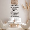 Ver imagem 2 de Adesivo de Parede Decorativo Frase Motivacional Não Esqueça