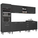 Ver imagem 2 de Armário de Cozinha CP05 para Pia 150cm Pérola Z34 Preto - Mpozenato