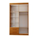 Ver imagem 5 de Guarda-Roupa Infantil Lisboa 4 Portas 2 Gavetas com Espelho Cinamomo - Panorama Móveis