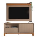 Ver imagem 2 de Rack com Painel para TV até 55 Polegadas Ripado 169,9CMX150CM Mondrian Marrom
