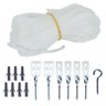 Kit Varal de Teto Branco - MOR - 2