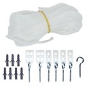 Ver imagem 2 de Kit Varal de Teto Branco - MOR