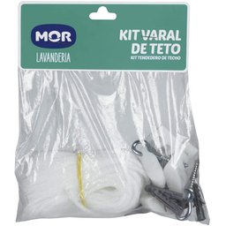 Kit Varal de Teto Branco - MOR - 1
