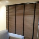 Ver imagem 2 de PERSIANA HORIZONTAL MADEIRA 50 MM COM FITA 1,50 X 1,50 TABACO