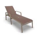 Ver imagem 2 de Kit 2 Espreguiçadeiras Piscina Alumínio Fendi Tela Marrom
