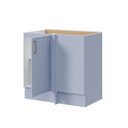 Ver imagem 4 de Balcão Canto Reto Planejado 1 Porta sem Tampo Marselha CabeCasa MadeiraOriginals Azul/Sereno