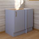 Ver imagem 1 de Balcão Canto Reto 1 Porta sem Tampo Marselha Cabecasa Madeiraoriginals