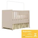 Ver imagem 5 de Berço Mini Cama Katatau Flex Areia Fosco com Colchão D18 de 10cm - Reller Móveis