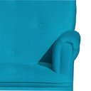 Ver imagem 4 de Poltrona Para Quarto Amamentação Com Balanço Suede Estopar Laura Suede Azul Turquesa