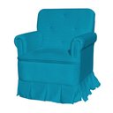 Ver imagem 1 de Poltrona Para Quarto Amamentação Com Balanço Suede Estopar Laura Suede Azul Turquesa