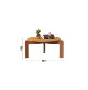 Ver imagem 3 de Mesa de Centro Austria Decorativa Pés em Madeira Maciça:canela