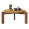 Mesa de Centro Austria Decorativa Pés em Madeira Maciça:canela - 1