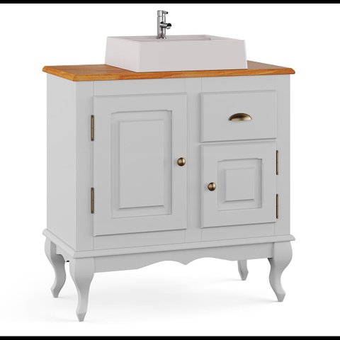 Balcão Lavabo 0,80m com Cuba - 3065