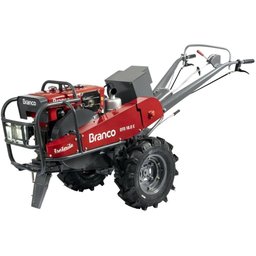 Microtrator Diesel Branco Btd18.0e 17,4hp com Carreta Agricola 1000kg - 3