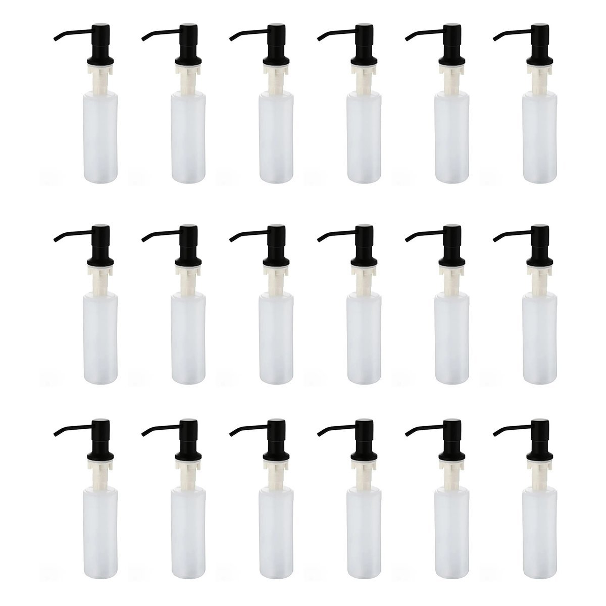 Dispenser Dosador Embutir Kit 20 Unidades Sabonete Liquido Sabao Detergente Cozinha Pia Banheiro Lav - 1