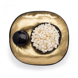 Kit Almofada Porta Pipoca Harry Potter Dourado - 5