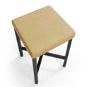 Ver imagem 7 de Kit 04 Banquetas Baixa Bar Cozinha Sala de Jantar Preto Stella L02 Couríssimo Fendi - Lyam Decor
