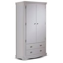 Ver imagem 1 de Guarda Roupa Solteiro 2 Portas e 2 Gavetas Manchester 2054 Linz Móveis - Off White