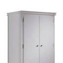 Ver imagem 3 de Guarda Roupa Solteiro 2 Portas e 2 Gavetas Manchester 2054 Linz Móveis - Off White