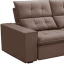 Ver imagem 6 de Sofá Retrátil Reclinável para Sala 3 Lugares 230cm Vincent F04 Veludo Rosê - Lyam Decor
