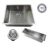 Pia Cuba 50X40 De Inox Cozinha Louça Quadrada AJB STORE - 1
