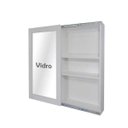 Ver imagem 6 de Bar Adega Peq para Vinhos e Bebidas Cristaleira Suspenso de Parede para Sala Estar ou Jantar Branco