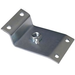 2 Pés Palito Madeira Quadrado 30cm e 2 Chapinhas Aço Inclinada 15º Mel/zincado G75 / G59 - Gran Belo - 7