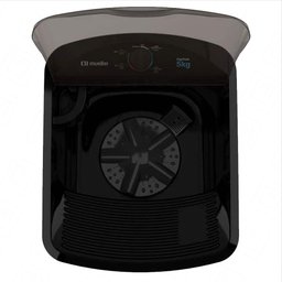 Tanquinho de Lavar Roupa Mueller Poptank 5kg C/ Esfregador Preto-220v - 4