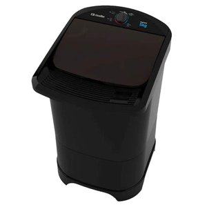 Tanquinho de Lavar Roupa Mueller Poptank 5kg C/ Esfregador Preto-220v