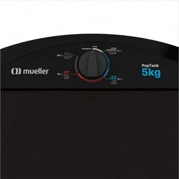 Tanquinho de Lavar Roupa Mueller Poptank 5kg C/ Esfregador Preto-220v - 3