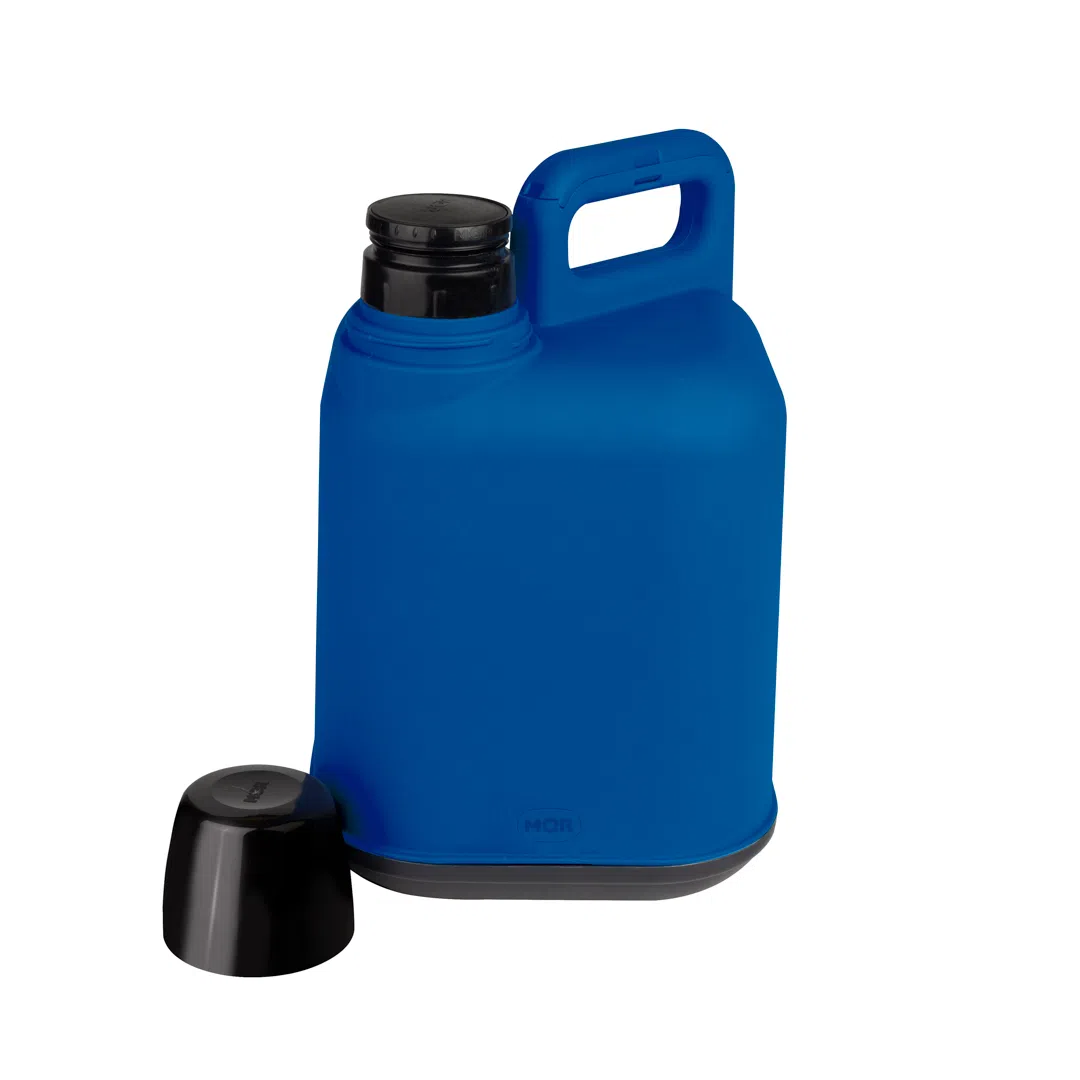 Garrafa Garrafão Térmico 5 Litros Azul Viajem, Camping, Praia Mor ...